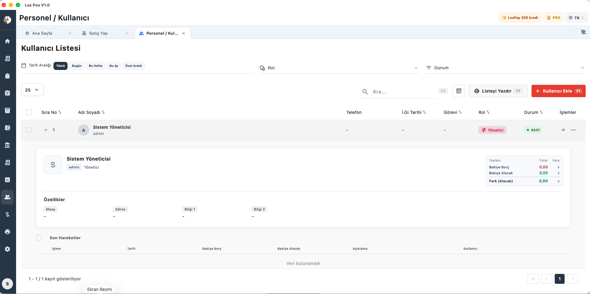 Personel & İK Modülü